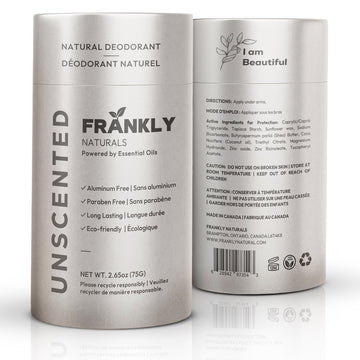 Natural Deodorant - Unscented - Fragrance Free