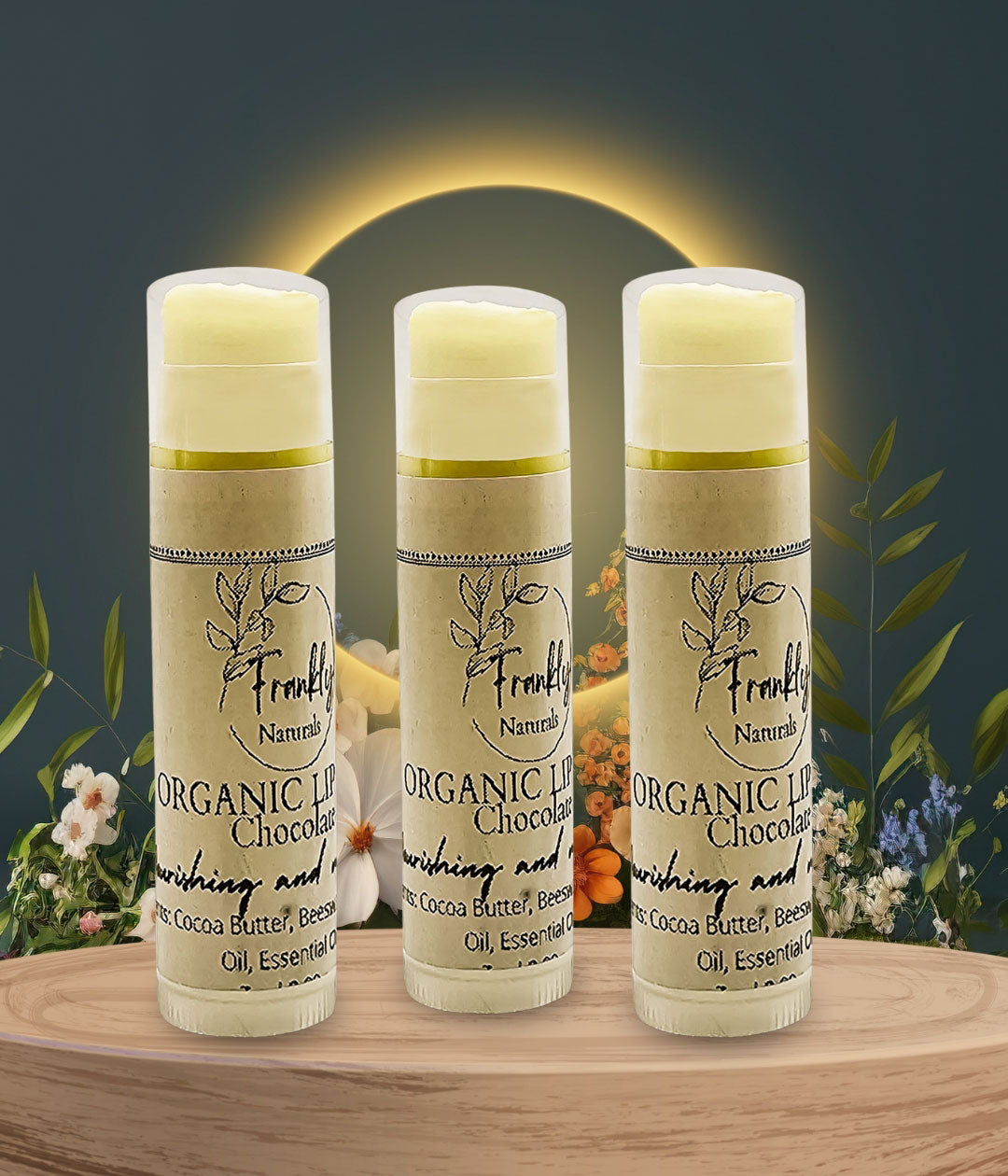 Organic Lip Chapstick | Chocolate Lip Balm | Frankly Naturals