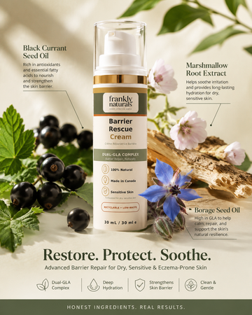Barrier Rescue Cream | Natural Moisturizer for Dry & Sensitive Skin | Frankly Naturals